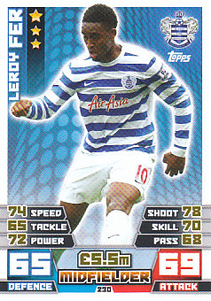 Leroy Fer Queens Park Rangers 2014/15 Topps Match Attax #230